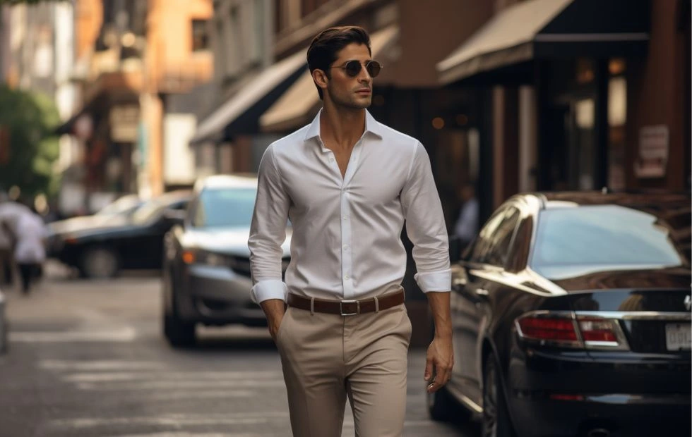 Formal attire for outlet men white